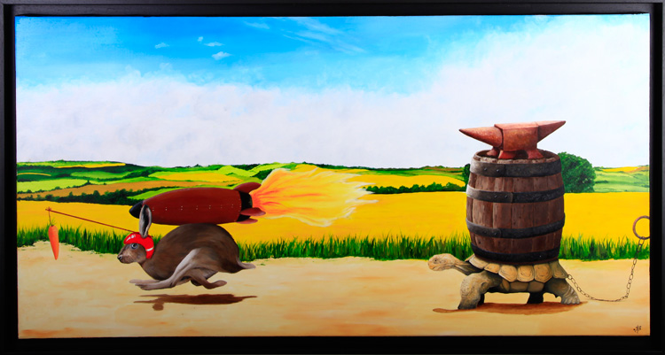 le lievre et la tortue
