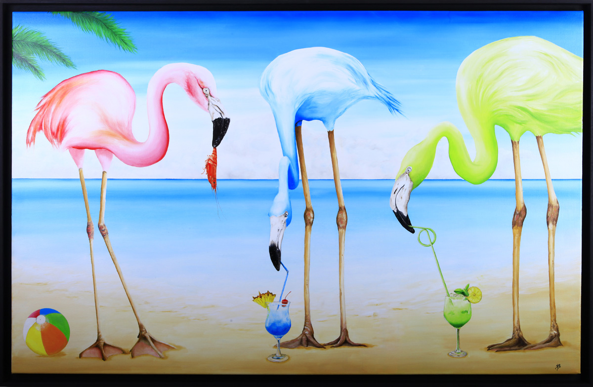 Des flamants roses, pas cirrhose Des flamants roses, pas cirrhose