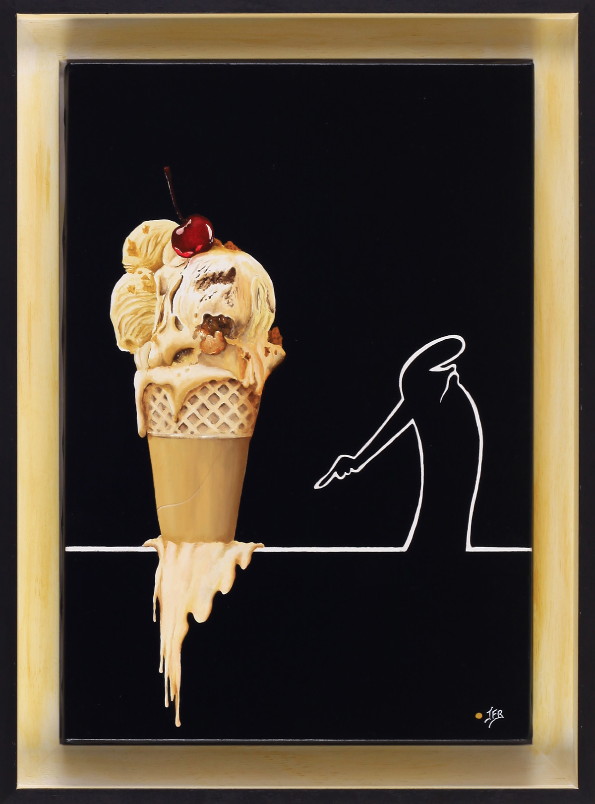 la-linea-glace La linea, caramel beurre salé 2024 - 27/35cm Vendu