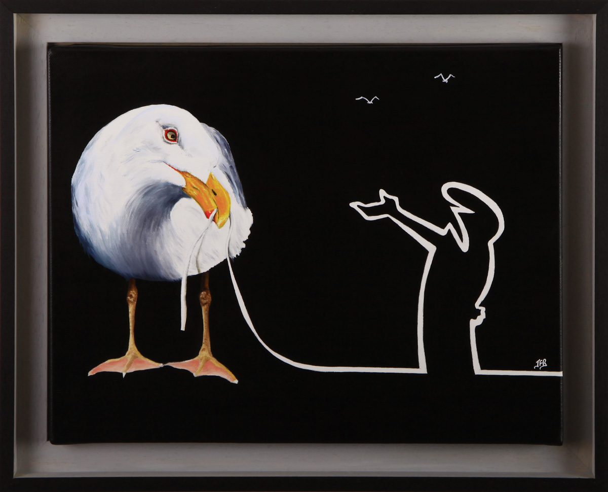 la-linea-goeland La linea, le vol du goéland 2024 - 27/35cm Disponible en galerie