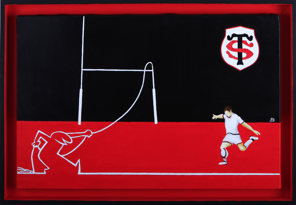 lalinea-toulousain4 La linea, stade toulousain v4 2025 - 27/35cm Vendu