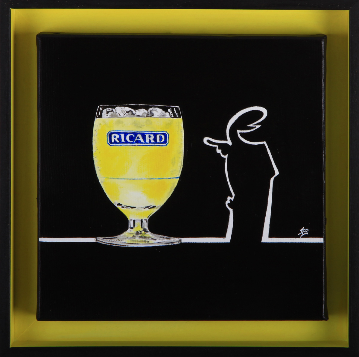 lalinea-vie-jaune La linea, la vie en jaune 2025 - 20/20cm Vendu