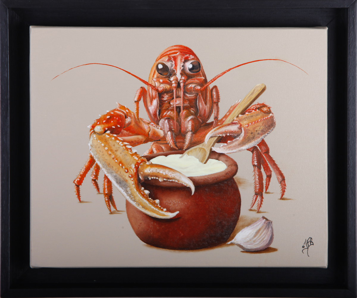 aioli huile sur toile, jean-françois rousselot