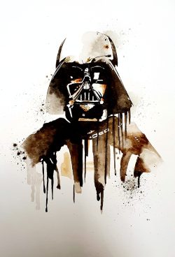 aquarelle, starwars, JF Rousselot
