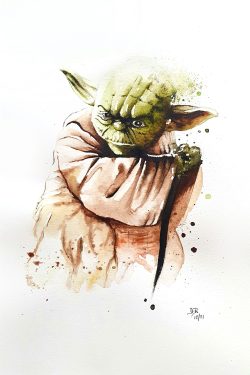 aquarelle, starwars, JF Rousselot