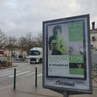 Jean-François Rousselot, artiste peintre toulousain, exposition médiathèque de Bessières