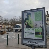 Jean-François Rousselot, artiste peintre toulousain, exposition médiathèque de Bessières