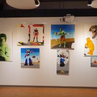 Jean-François Rousselot, artiste peintre toulousain, exposition médiathèque de Bessières