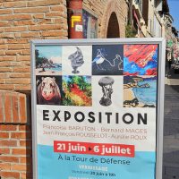 Jean-François Rousselot, artiste peintre toulousain, exposition villemur sur Tarn