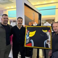 Jean-François Rousselot, artiste peintre toulousain avec Sofiane Guitoune et François Cros