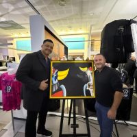 Jean-François Rousselot, artiste peintre toulousain avec Jo Tekori