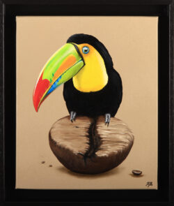 Colombia, huile sur toile, jean-françois Rousselot