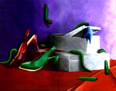 acrylique sur toile, Jean-François Rousselot, l'invasion