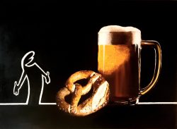 la linea : virée en Alsace. Huile sur toile, Jean-François Rousselot