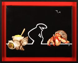 la linea : les bulots. Huile sur toile, Jean-François Rousselot