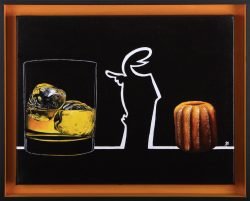 la linea : France/Ecosse. Huile sur toile, Jean-François Rousselot