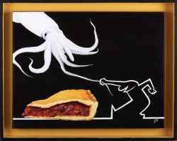 la linea : la tièle . Huile sur toile, Jean-François Rousselot