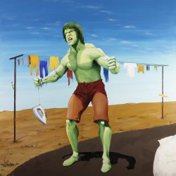 Huile sur toile, Jean-François Rousselot, la grande lessive