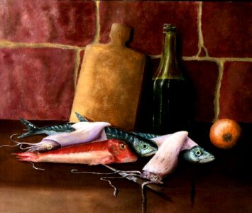 acrylique sur toile Toulouse, Jean-François rousselot, triste faim